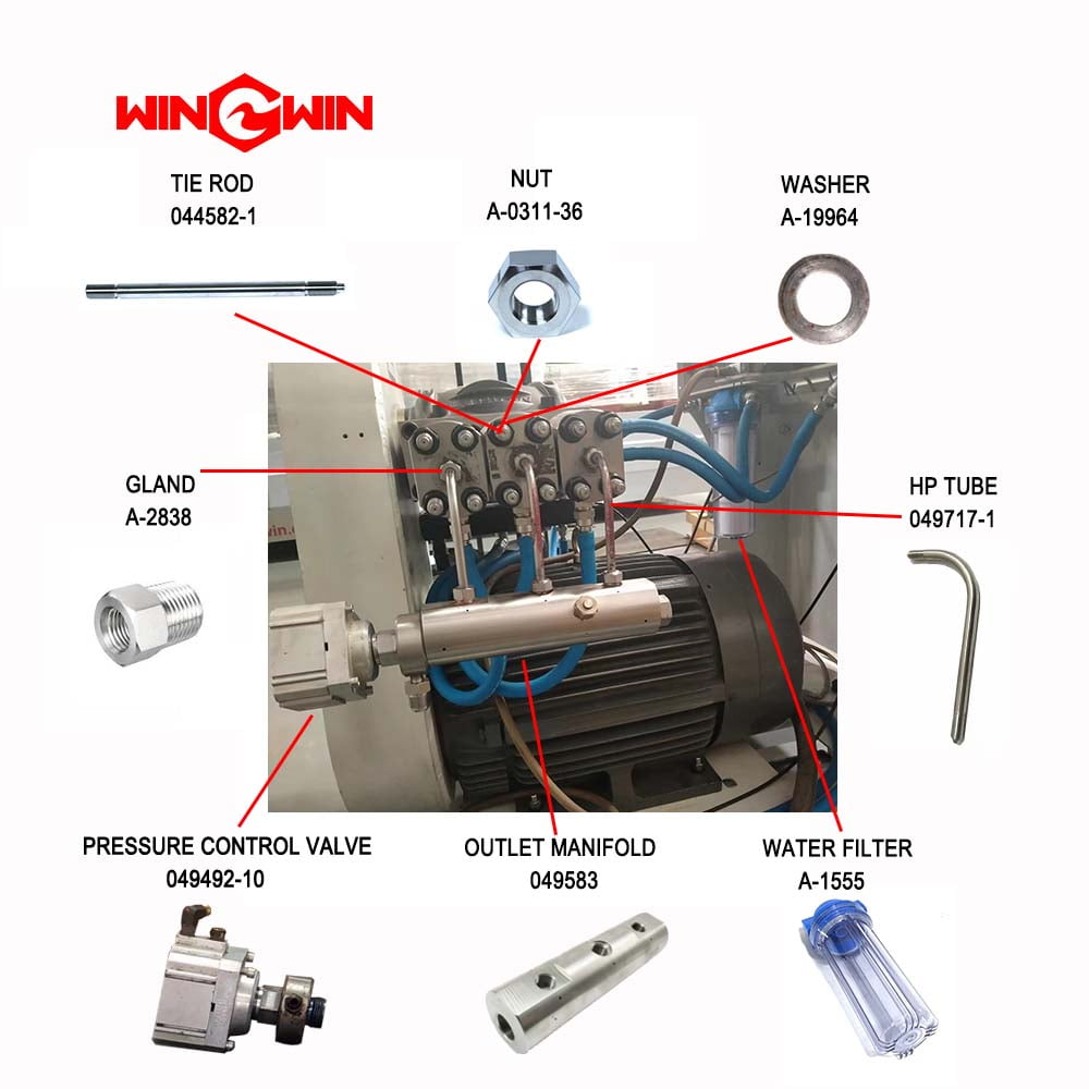 FLOW Hyplex Prime direct drive pump parts