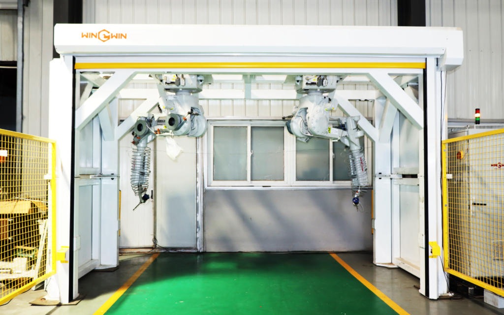 2400 CEILING TYPE ROBOT WATERJET CUTTING SYSTEM