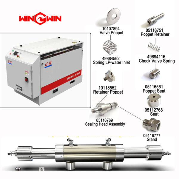 KMT WATERJET SPARE PARTS ORIGINAL