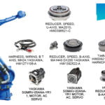 Sistema de corte por chorro de agua con robot triple tipo techo Yaskawa GP20