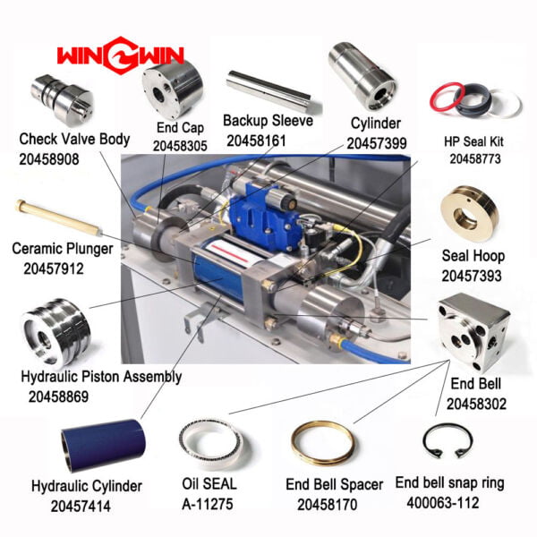 KMT WATERJET SPARE PARTS ORIGINAL