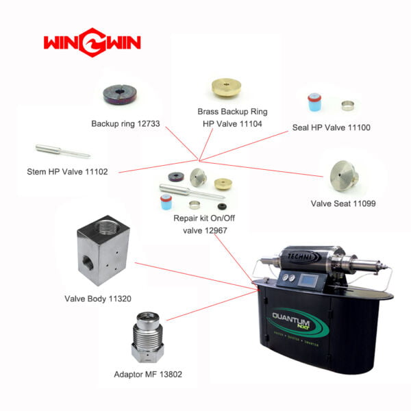 TECHNI ESP 55 WATERJET pump parts