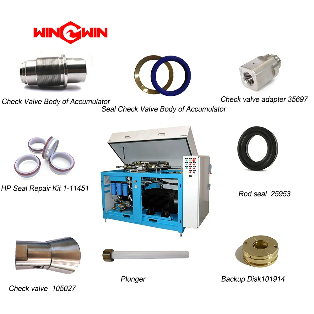 JET EDGE WATERJET pump parts