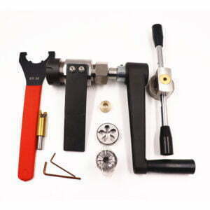 1/4” and 3/8” Outer diameter HP tubing manual coning and threading tool kit